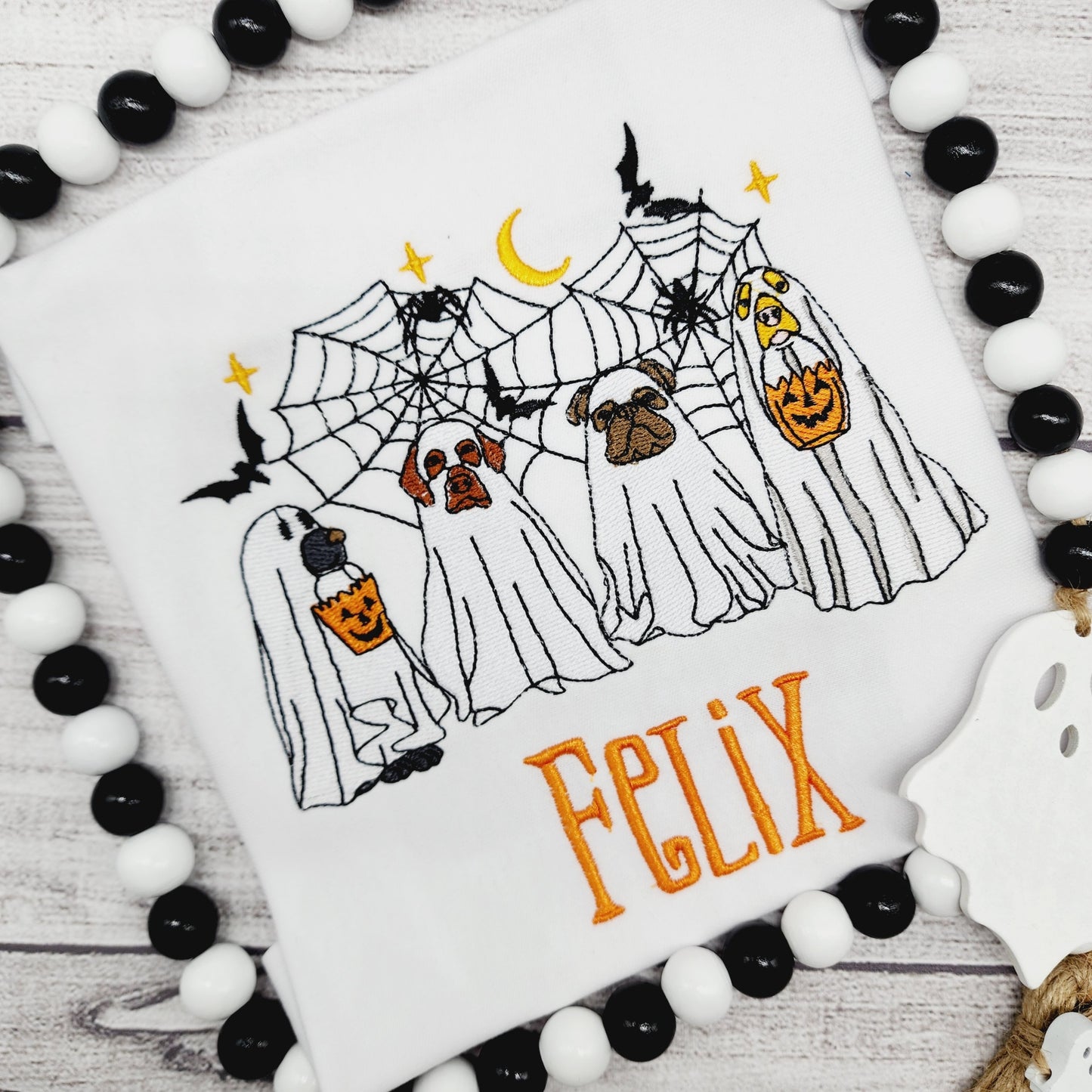Halloween Dogs Shirt for Kids Personalized