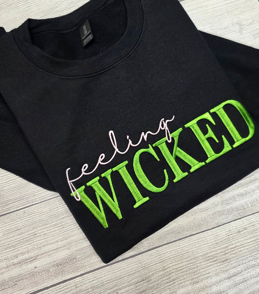 Feeling Wicked Embroidered Sweatshirt