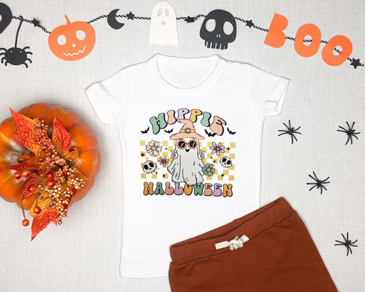 Retro Hippie Halloween Shirt for Kids