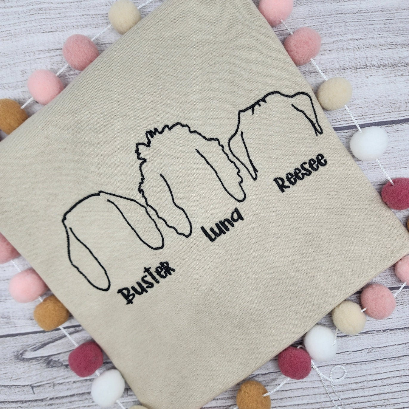 DOG EARS Sweatshirt Personalized