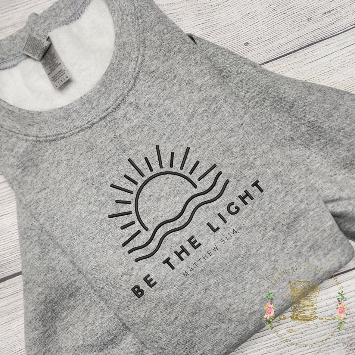 Be The Light Sweatshirt, Religious Sweatshirt
