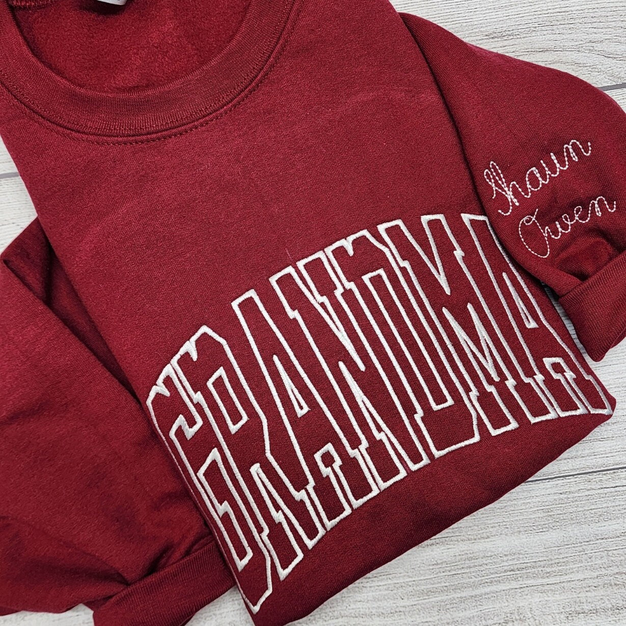 Personalized GRANDMA Sweatshirt, Grandma Gift