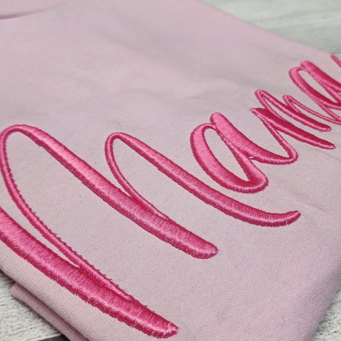 3D Puff Mama Embroidery T-Shirt or Sweatshirt