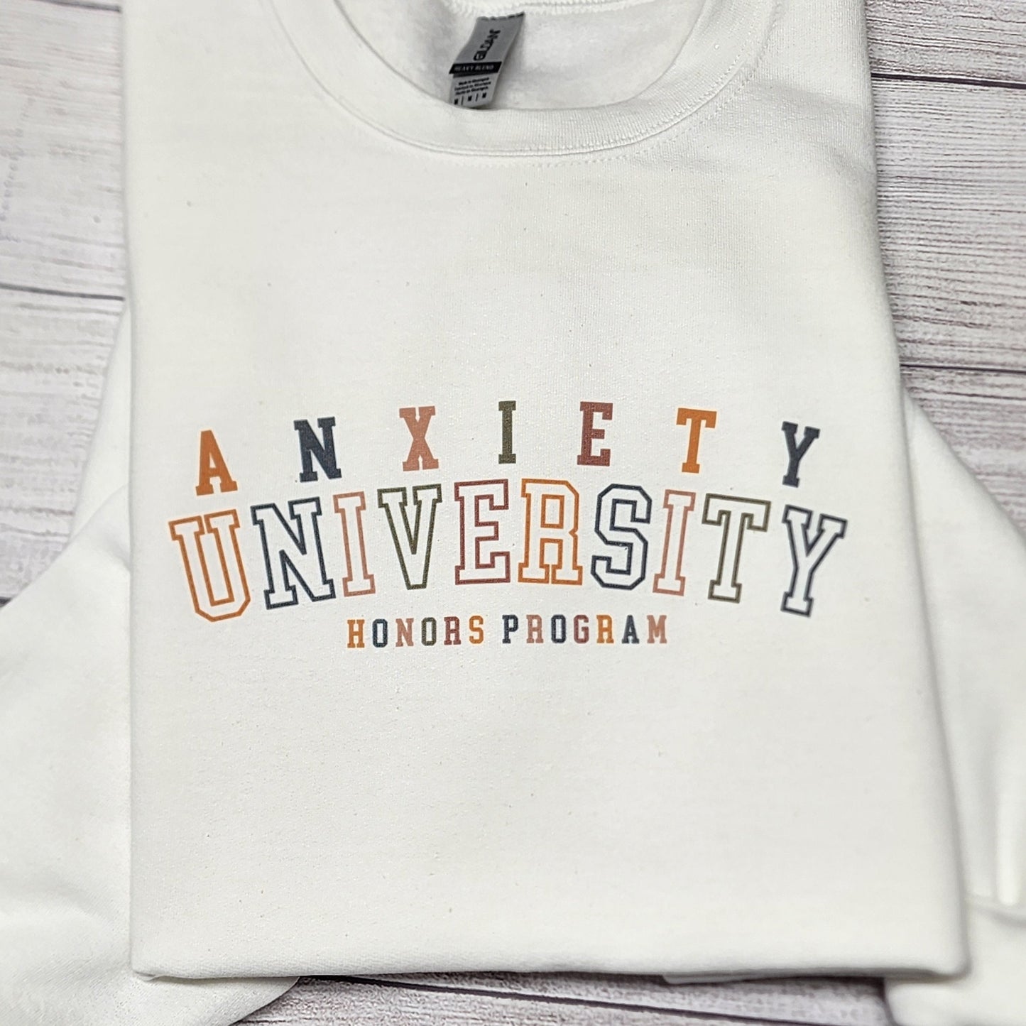 Anxiety University Sweatshirt, Mental Health Sweatshirt, Anxiety,