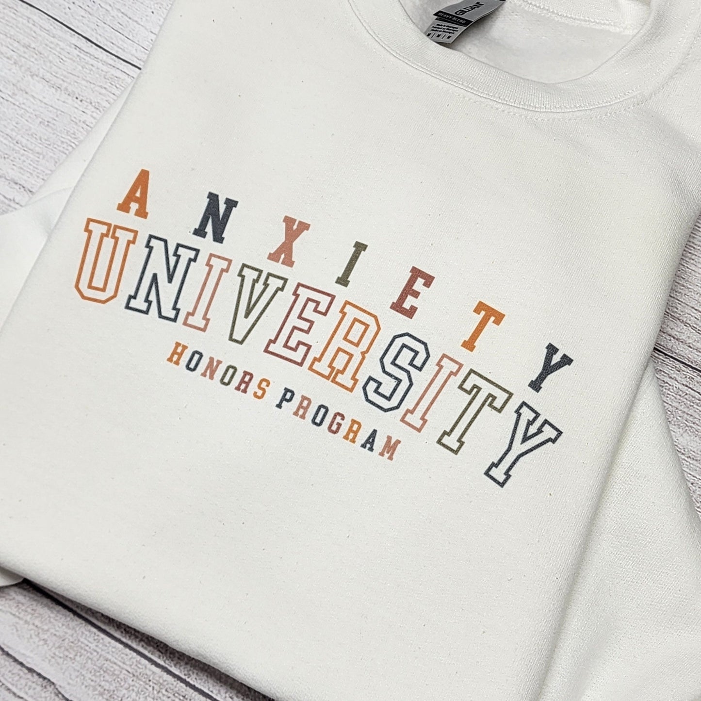 Anxiety University Sweatshirt, Mental Health Sweatshirt, Anxiety,