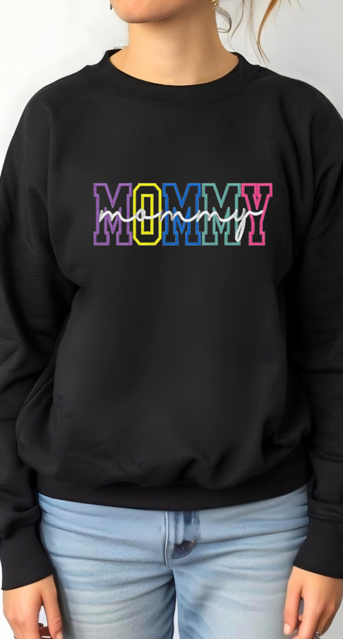 MOMMY Embroidered Sweatshirt, Gift