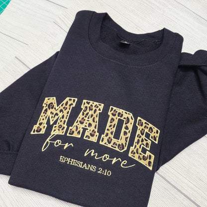 Made for More Embroidered Sweatshirt