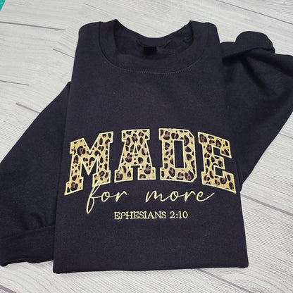 Made for More Embroidered Sweatshirt