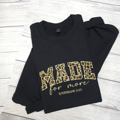 Made for More Embroidered Sweatshirt