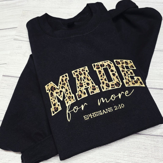 Made for More Embroidered Sweatshirt