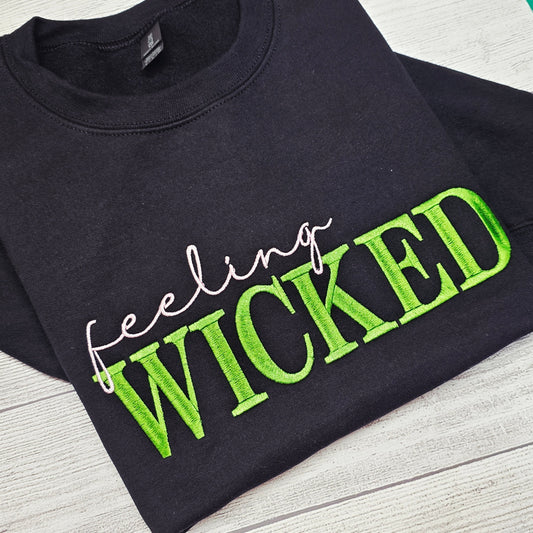 Feeling Wicked Embroidered Sweatshirt