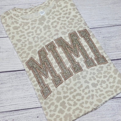 MIMI T-Shirt, Leopard Pattern Shirt