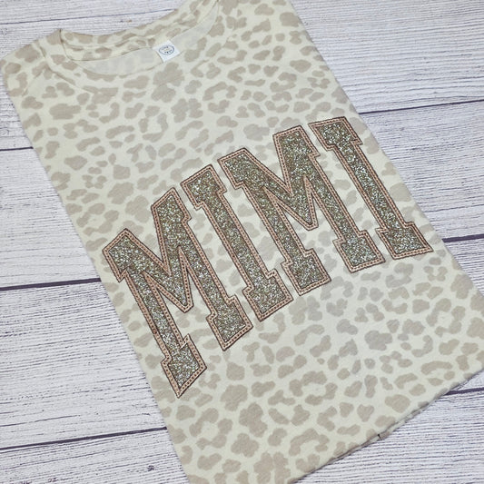 MIMI T-Shirt, Leopard Pattern Shirt