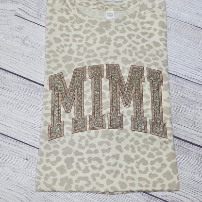 MIMI T-Shirt, Leopard Pattern Shirt