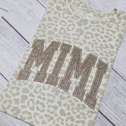 MIMI T-Shirt, Leopard Pattern Shirt