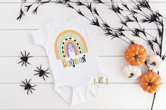 Halloween Rainbow Shirt for Kids