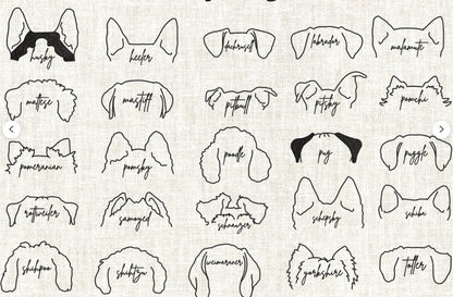 DOG EARS Sweatshirt Personalized