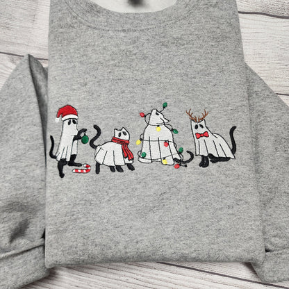 Christmas Cats Sweatshirt