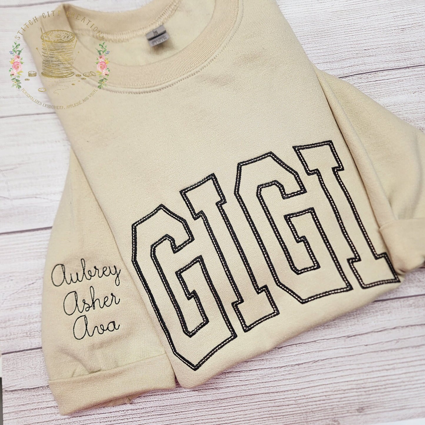 Personalized GIGI Sweatshirt, Grandma Gift