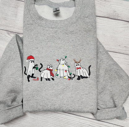 Christmas Cats Sweatshirt