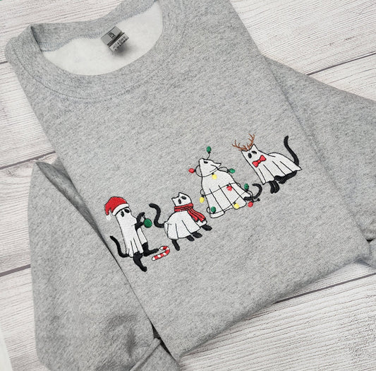 Christmas Cats Sweatshirt