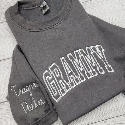 Personalized GRAMMY Sweatshirt, Grandma Gift