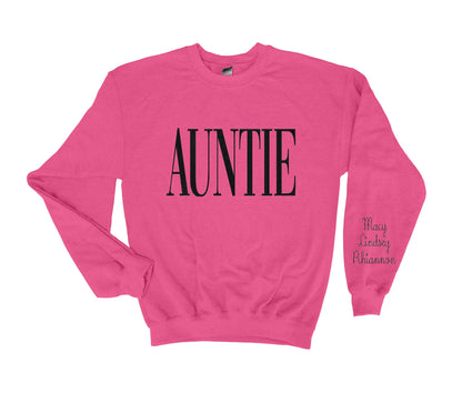 Personalized AUNTIE Sweatshirt