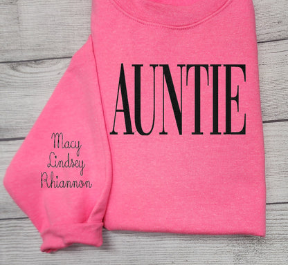 Personalized AUNTIE Sweatshirt