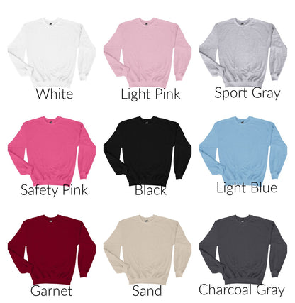 Personalized SOFTBALL Embroidered Sweatshirt