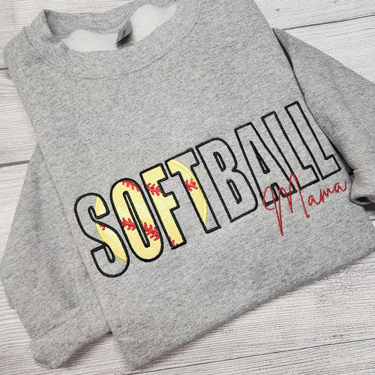 SOFTBALL Mama Sweatshirt