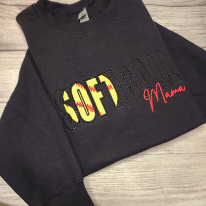 SOFTBALL Mama Sweatshirt