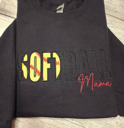 SOFTBALL Mama Sweatshirt