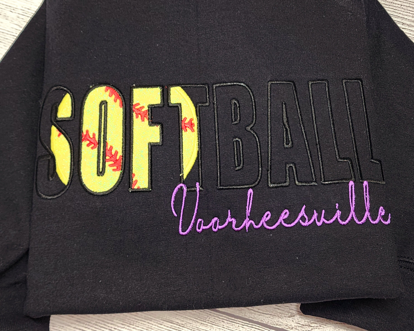 Personalized SOFTBALL Sweatshirt with Team name