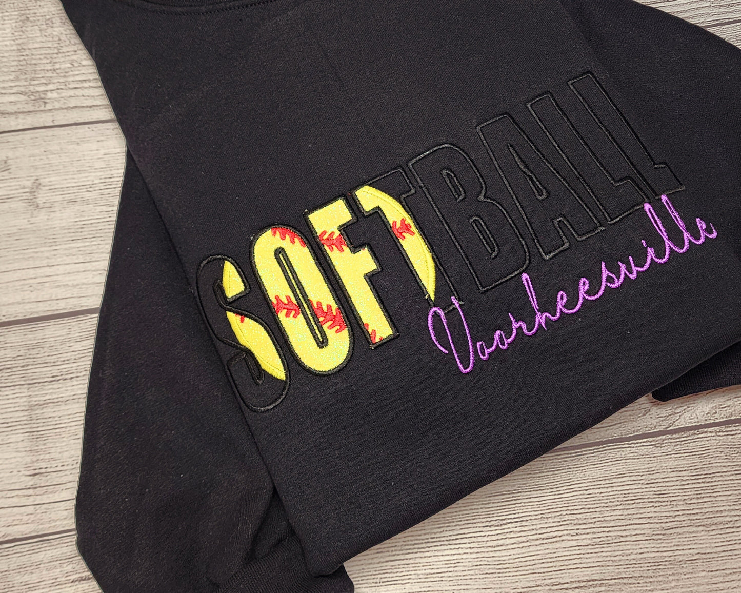 Personalized SOFTBALL Sweatshirt with Team name