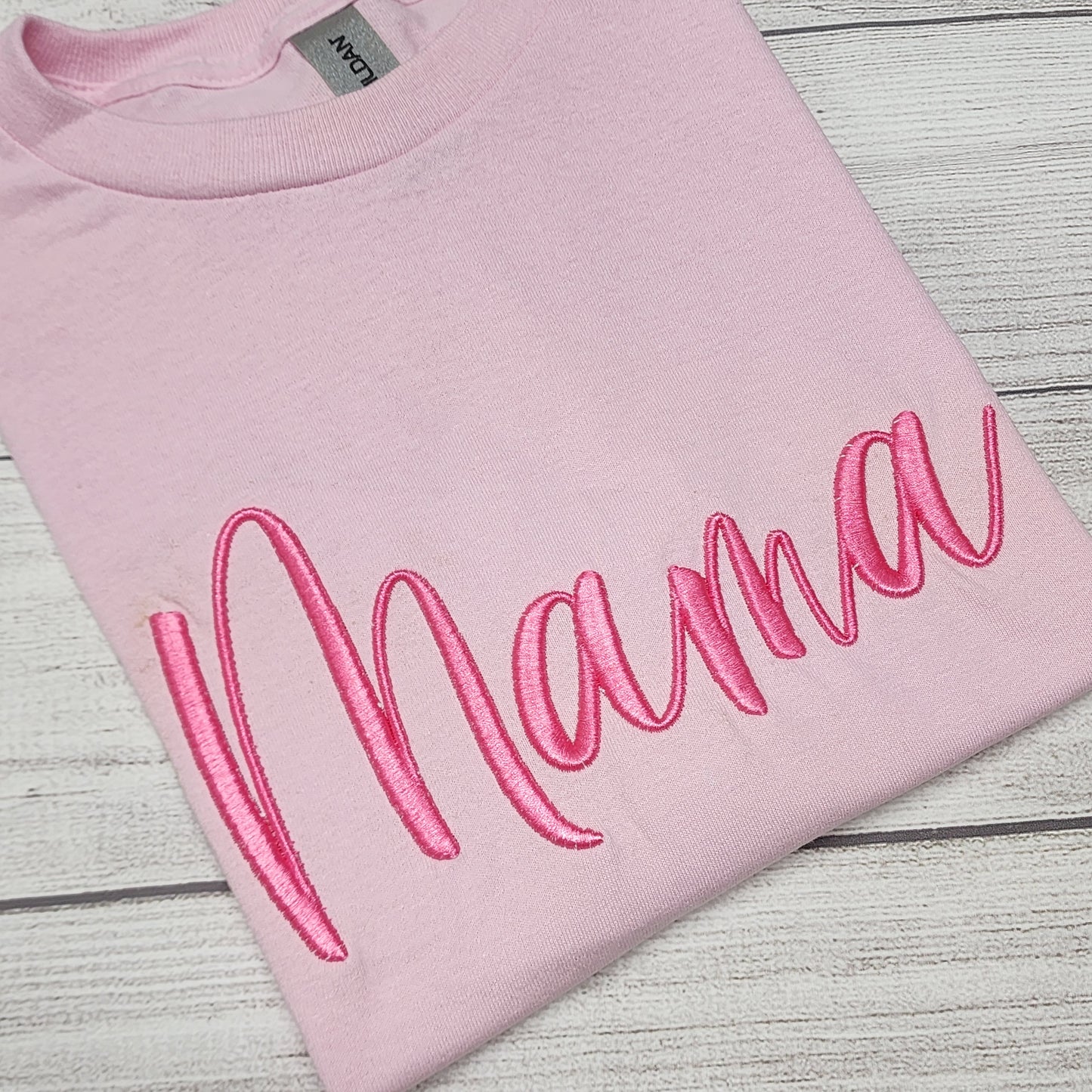 3D Puff Mama Embroidery T-Shirt or Sweatshirt