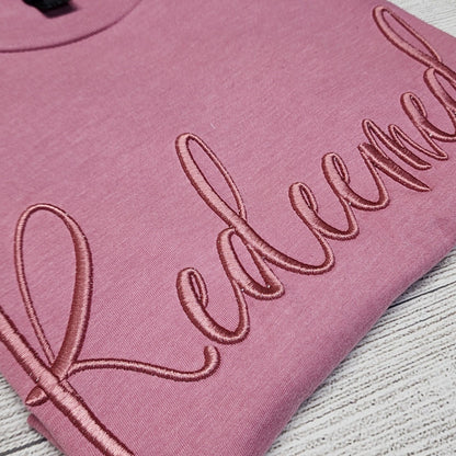 Redeemed 3D Puff Embroidery T-Shirt