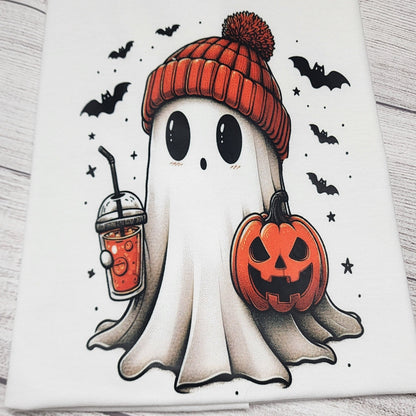 CUTE GHOST Halloween Sweatshirt, Halloween Shirt, Ghost