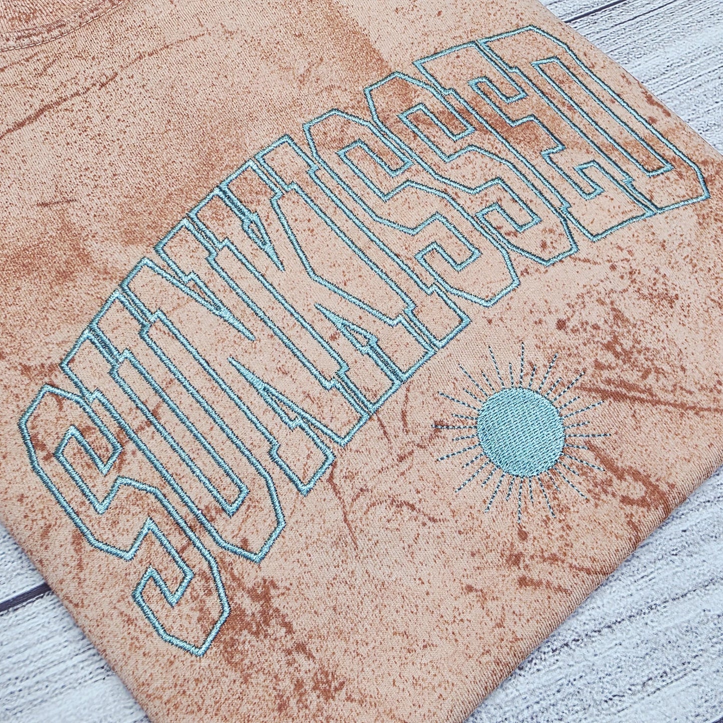 SUNKISSED Embroidered Tie Dye  T-Shirt