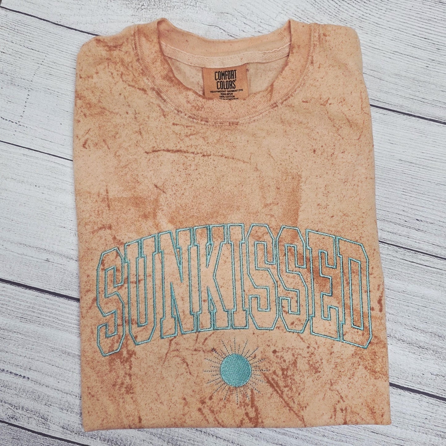 SUNKISSED Embroidered Tie Dye  T-Shirt