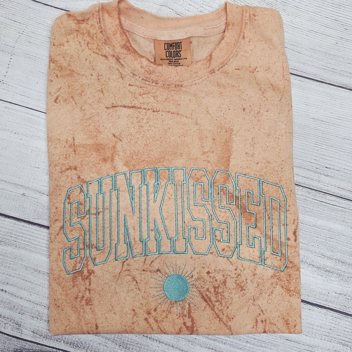 SUNKISSED Embroidered Tie Dye  T-Shirt