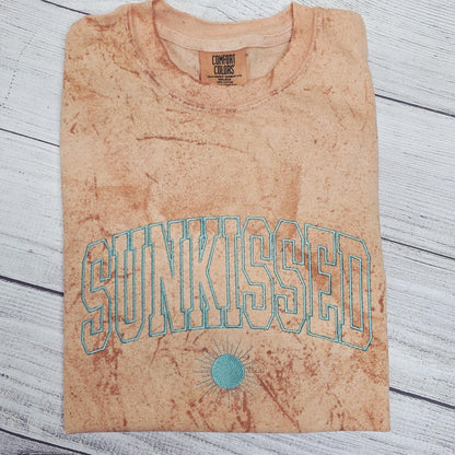 SUNKISSED Embroidered Tie Dye  T-Shirt