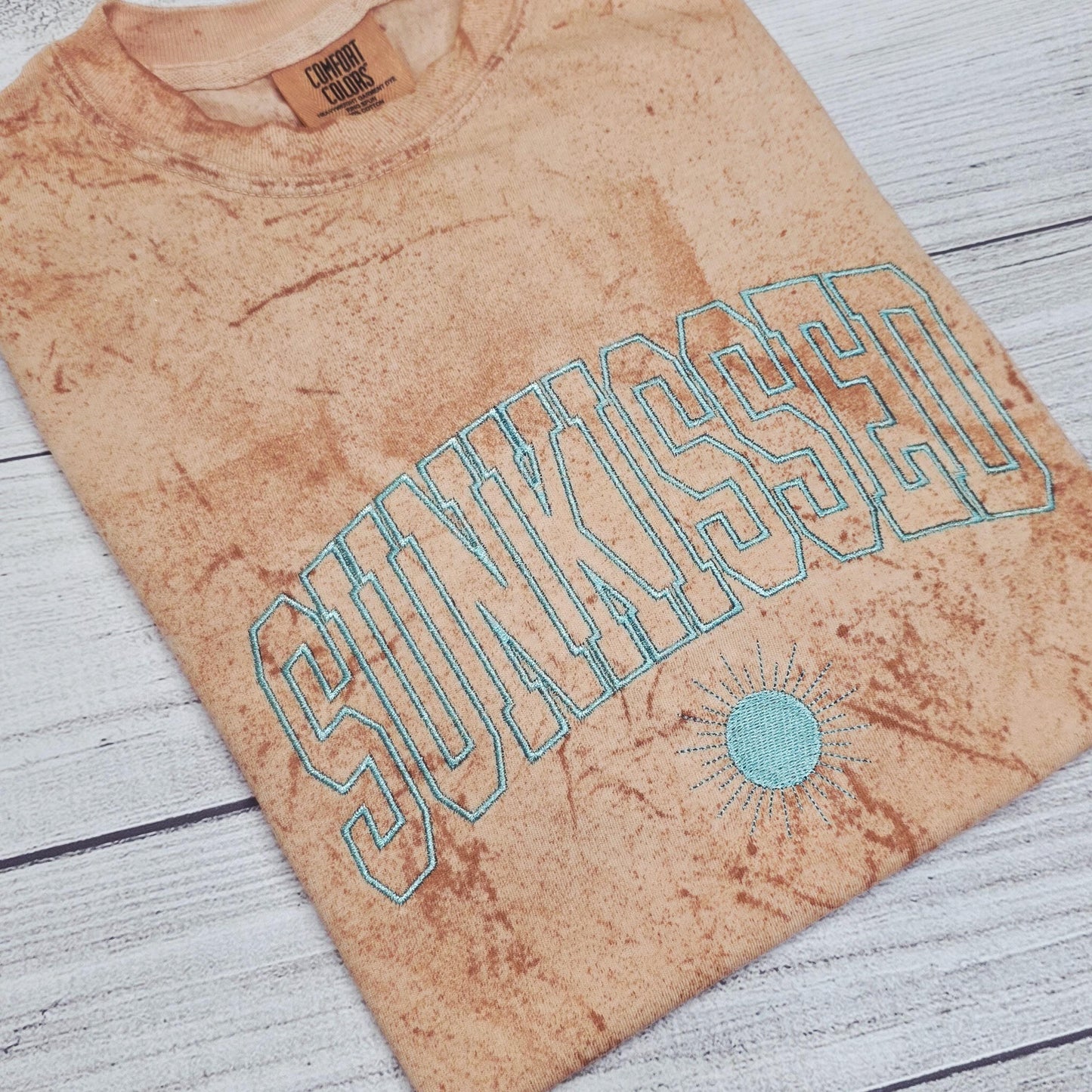 SUNKISSED Embroidered Tie Dye  T-Shirt