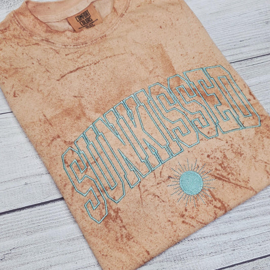 SUNKISSED Embroidered Tie Dye  T-Shirt