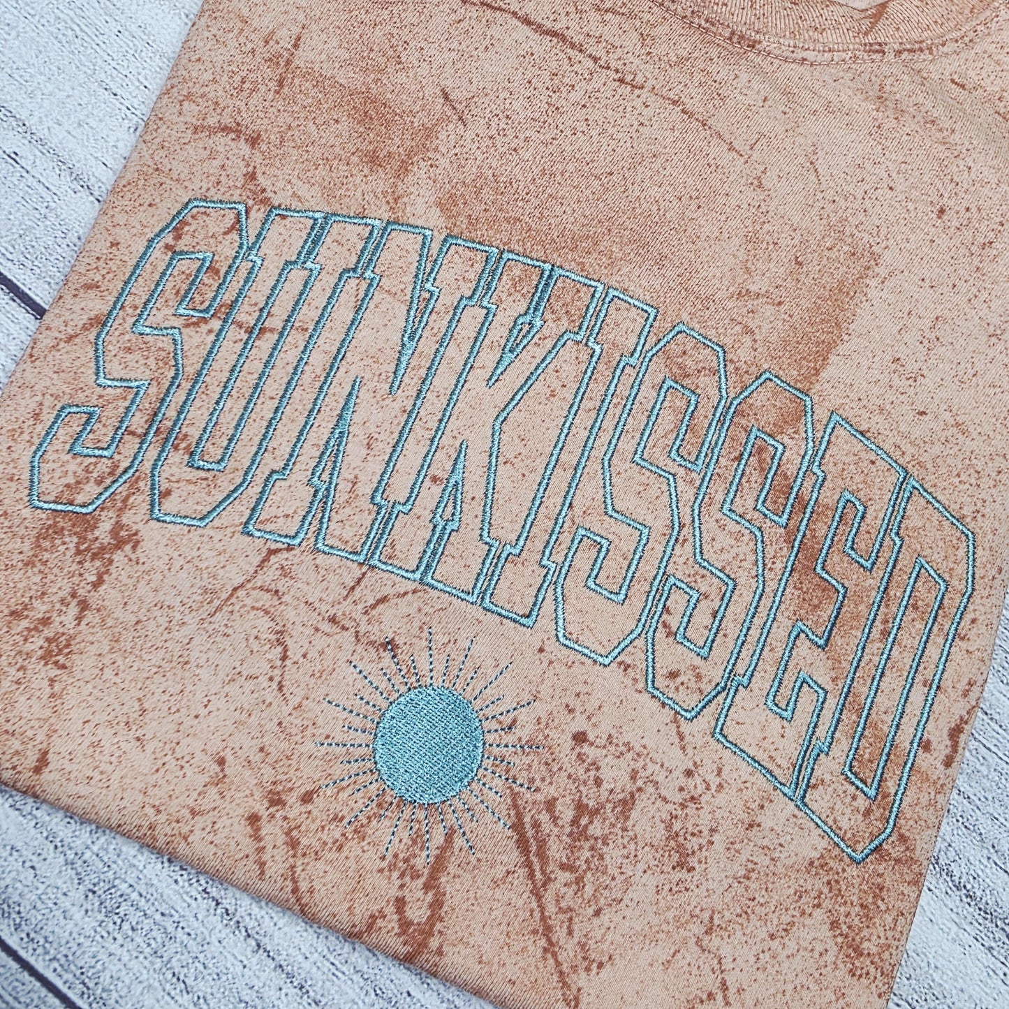 SUNKISSED Embroidered Tie Dye  T-Shirt