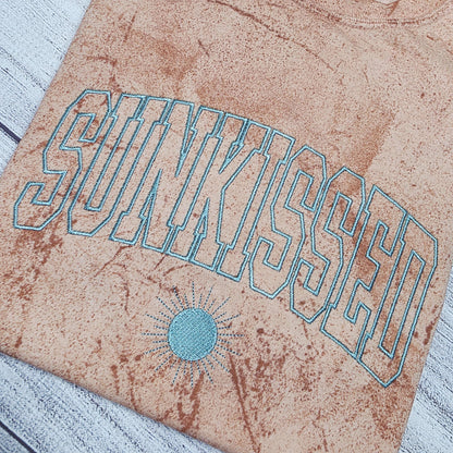 SUNKISSED Embroidered Tie Dye  T-Shirt