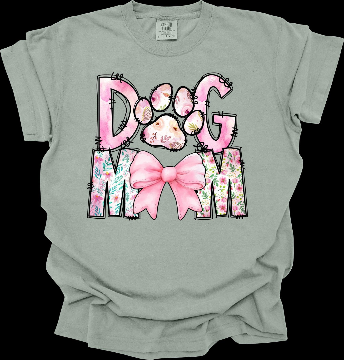 Dog Mom Comfort Colors Shirt, Dog Lover T-Shirt