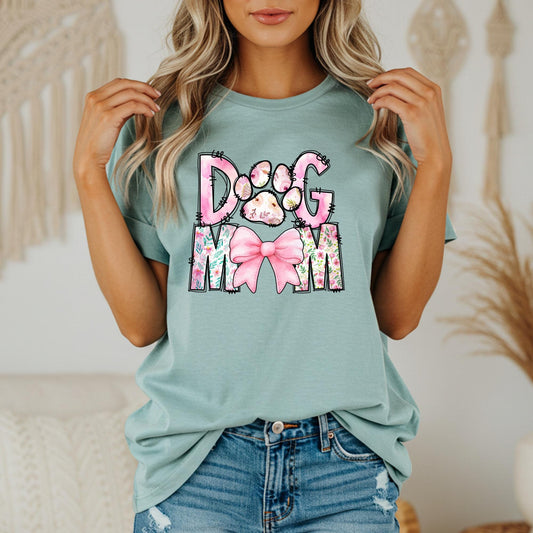 Dog Mom Comfort Colors Shirt, Dog Lover T-Shirt
