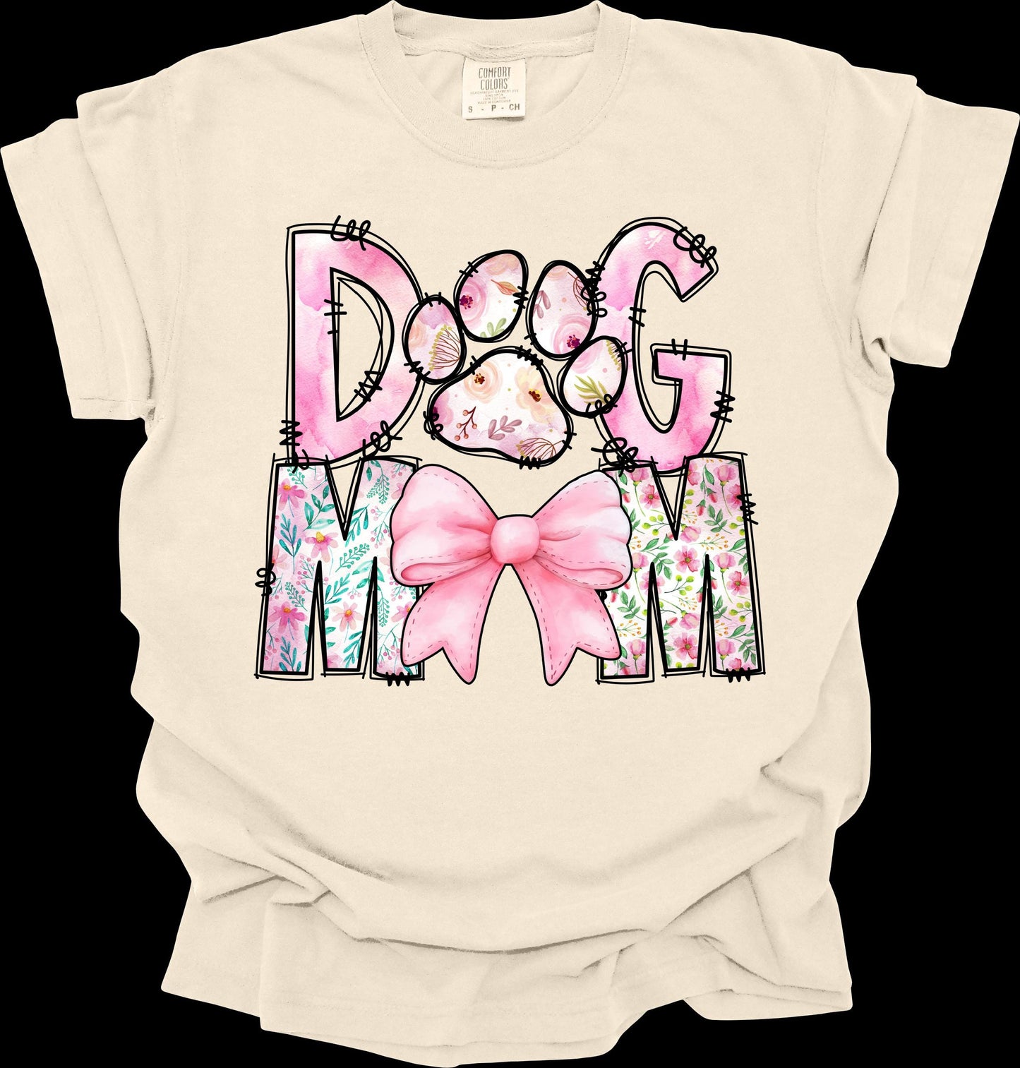 Dog Mom Comfort Colors Shirt, Dog Lover T-Shirt