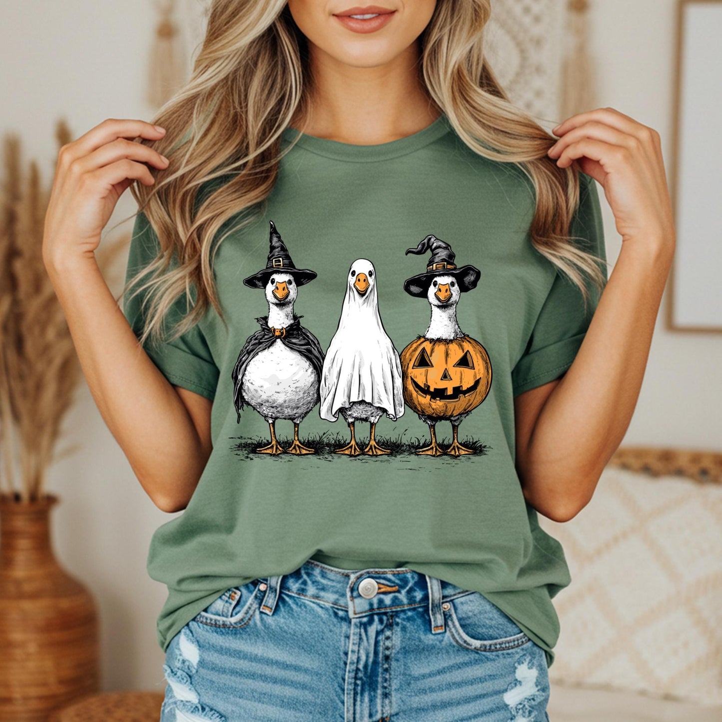 Goose Halloween Comfort Colors Shirt,  Boo Halloween
