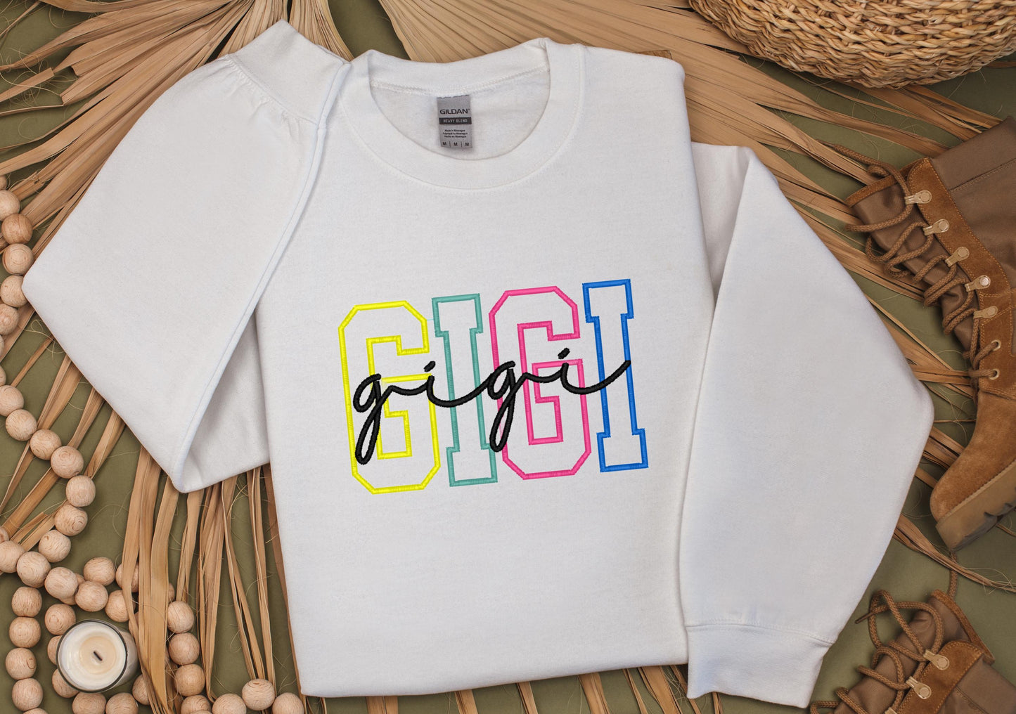 GIGI Embroidered Sweatshirt, Mothers Day Gift